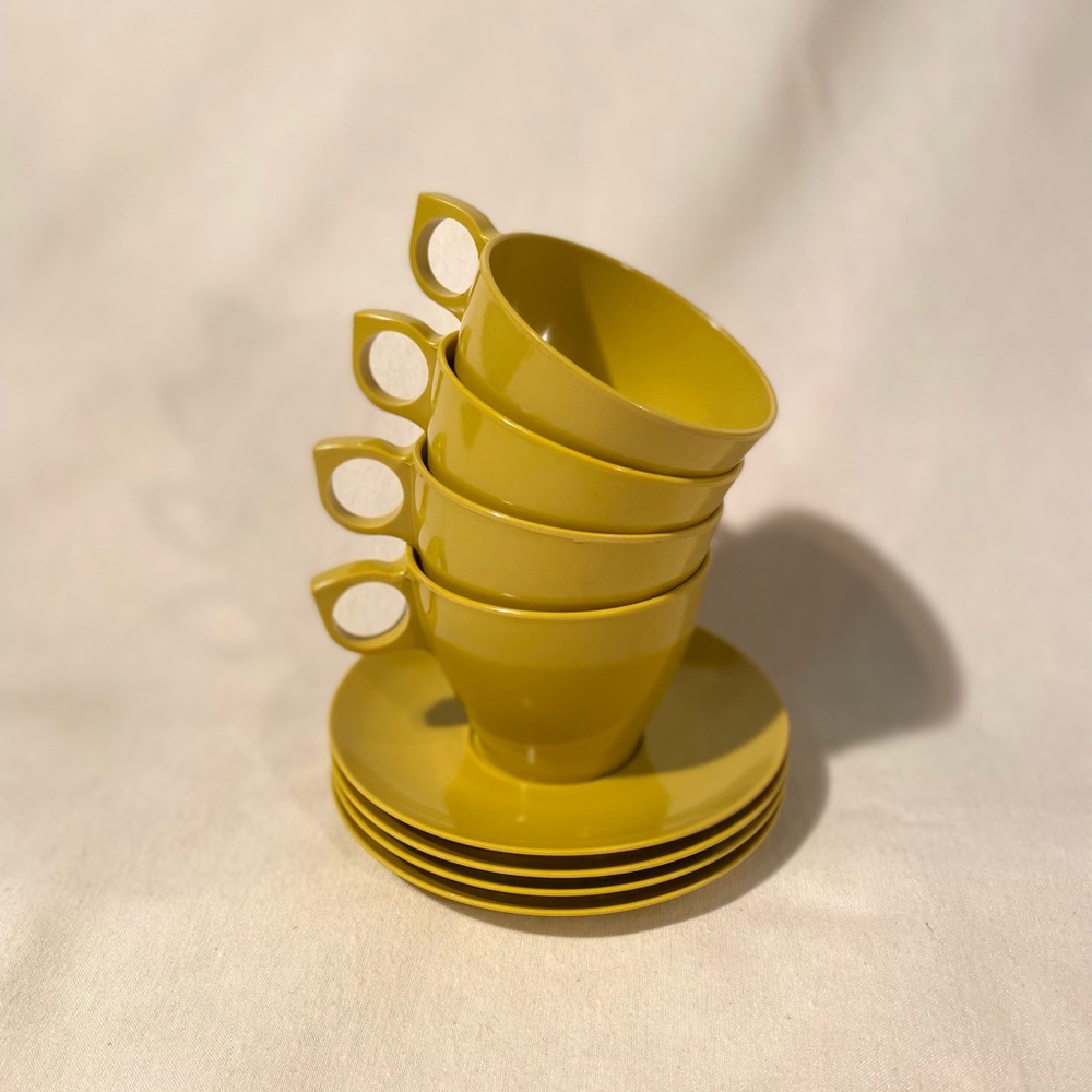 Vintage Melmac Teacups/Saucers